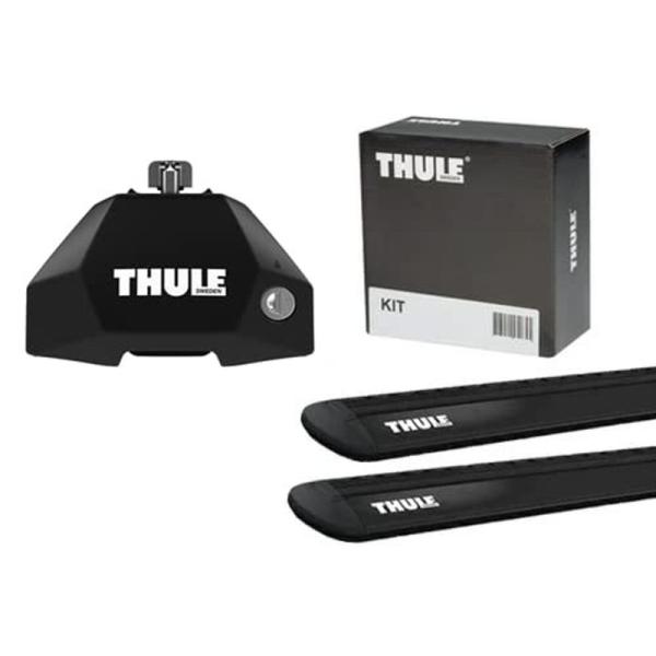 THULE ルーフキャリア取付3点セット マツダ DREJ3P DR系 MX-30 用 フット7107＆ウイングバーEVO7113B＆キット