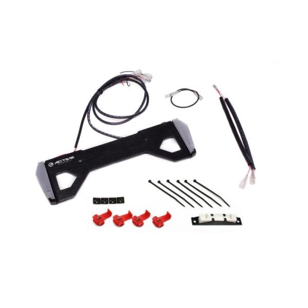 アクティブ LEDナンバーサイドウインカー コンパクト ホワイトレンズ