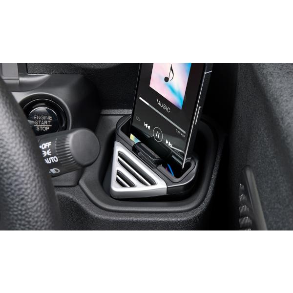 スマホスタンド N-BOX JF5 JF6： スマホスタンド ミュージックドリップ ブラック(N-BOX