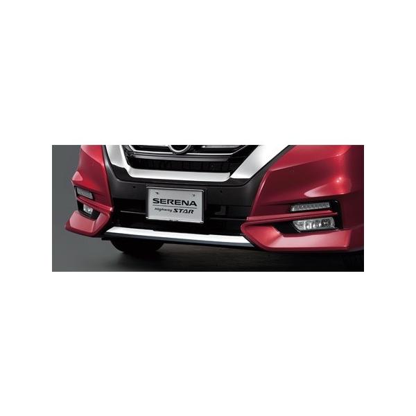 セレナ C27系 前期：純正 フロントプロテクター/スポイラー（車体色）(廃盤 残り在庫わずか)