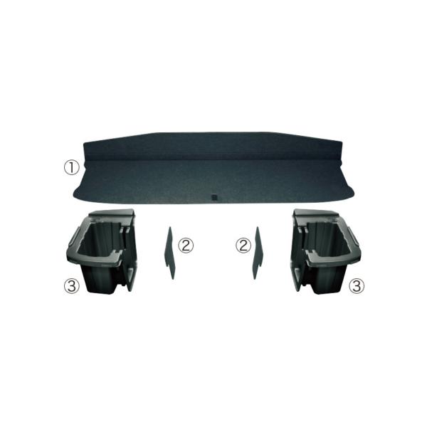 オデッセイ RC5：純正 デッキボード＆ラゲッジボックス