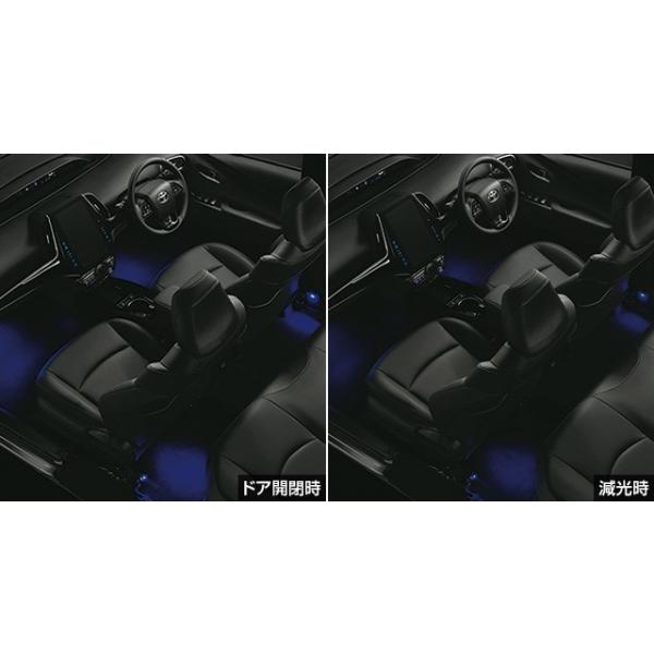 未使用 プリウス30 後期 トヨタ純正 インテリアイルミネーション 2モード トヨタ純正】 インテリアイルミネーション [2モードタイプ