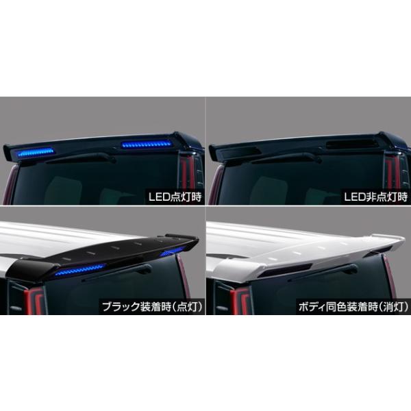 エスクァイア 80系 後期：純正 リヤスポイラー（LED付）ダイナミックエアロ エスクァイア 80系 後期：純正 リヤスポイラー（LED付）ダイナミック