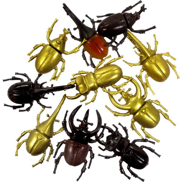 景品セット フィギア カブトムシ＆クワガタ 60ヶセット : イベント用品 