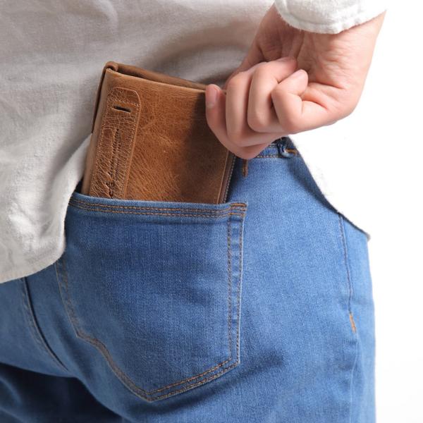 財布 メンズ 二つ折り財布 男性 小銭入れ ミニ財布 本革 定期入れ ヴィンテージ さいふ 高機能 メンズ 札入れ 牛革 ライク ミニマム ウォレット アンティーク
