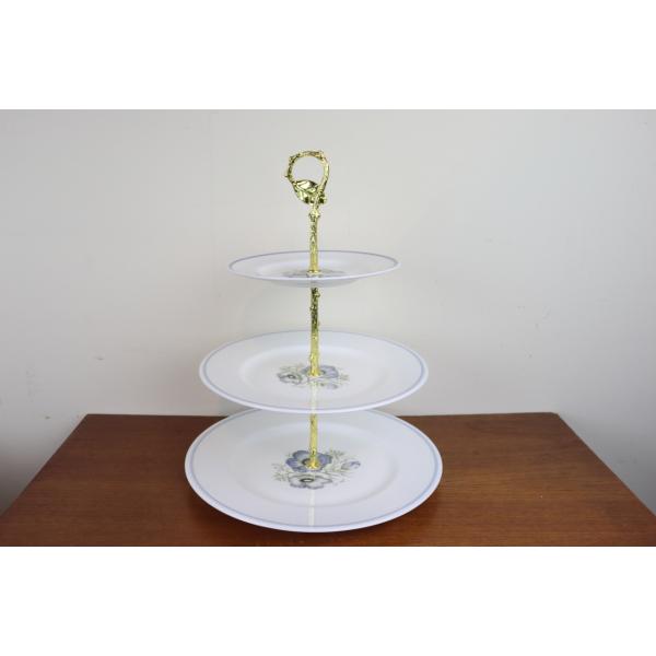 SUSIE COOPER ウェッジウッド スージークーパー グレンミスト 3段