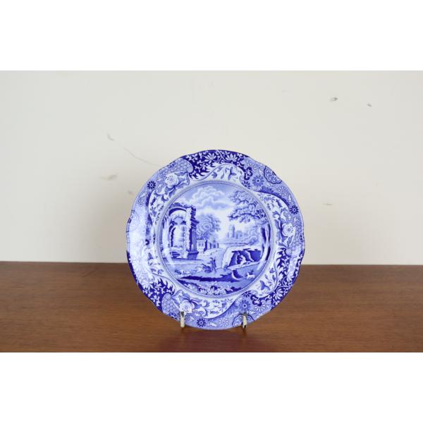 スポード　ブルーイタリアン　プレート16cm　ケーキ皿　イギリス　SPODE　ヴィンテージ　陶磁器　に2339-1