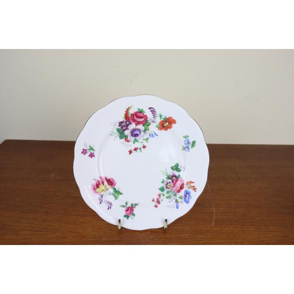ロイヤルアルバート BARBARA ANN ケーキ皿 プレート16cm 花柄 ROYAL ALBERT ヴィンテージ 食器 T17-2