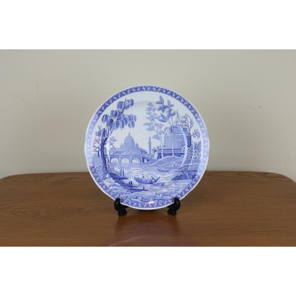 Spode スポード ブルールームコレクション プレート26.5cm 大皿 ローマ