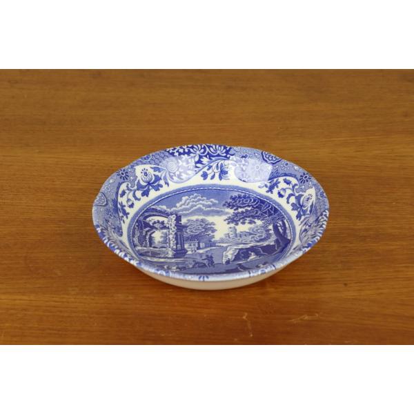スポード　ブルーイタリアン　ボウル16cm　深皿　イギリス　SPODE　アンティーク　陶磁器　に2339