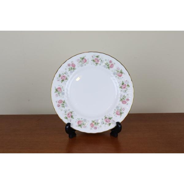 ミントン　スプリングブーケ　プレート20.2cm　中皿　MINTON　SPRING BOUQUET　イギリス　ヴィンテージ　陶磁器　つ437