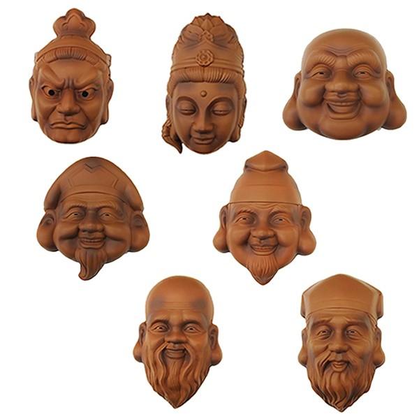 伝統的な日本の仮面　七福神 お面 七福神 : コスプレ通販店 - 通販 - Yahoo!ショッピング