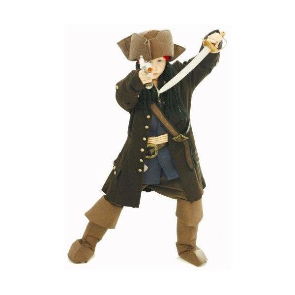 ハロウィン衣装　ジャック・スパロウ　キッズ120 子供コスチューム ジャックスパロウ ジャケット付 : コスプレ通販店