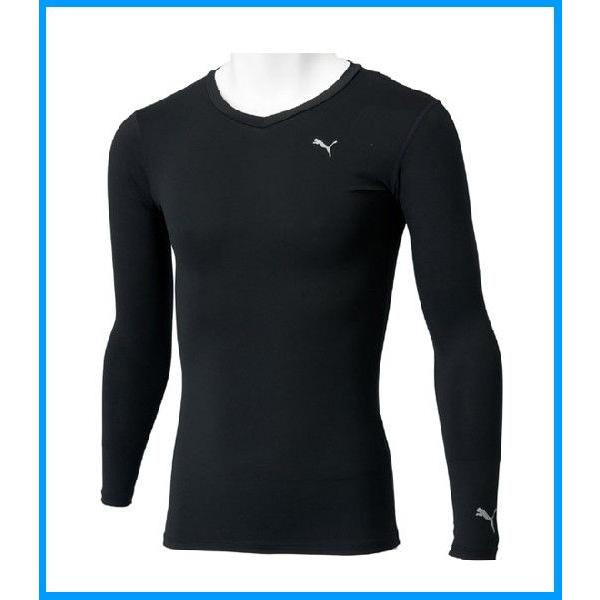 PUMA：プーマ　メンズ Light Compression LS シャツ 901209-01●ブラック