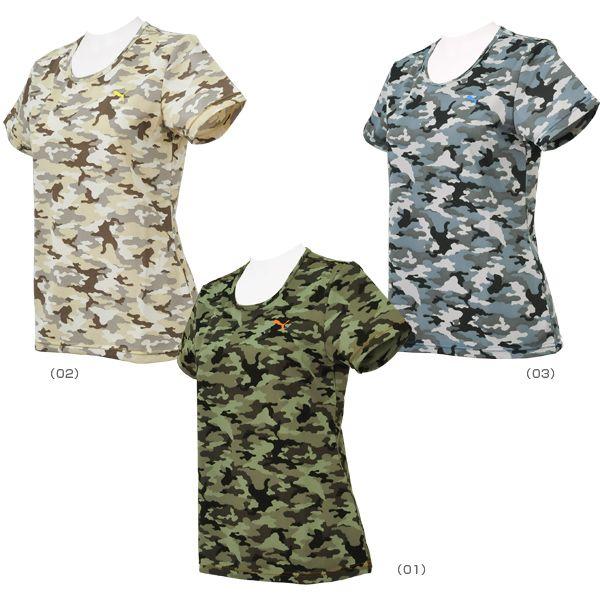 PUMA：プーマ　レディース Tシャツ LITE CAMO SS TEE 902882-01●オリーブナイト