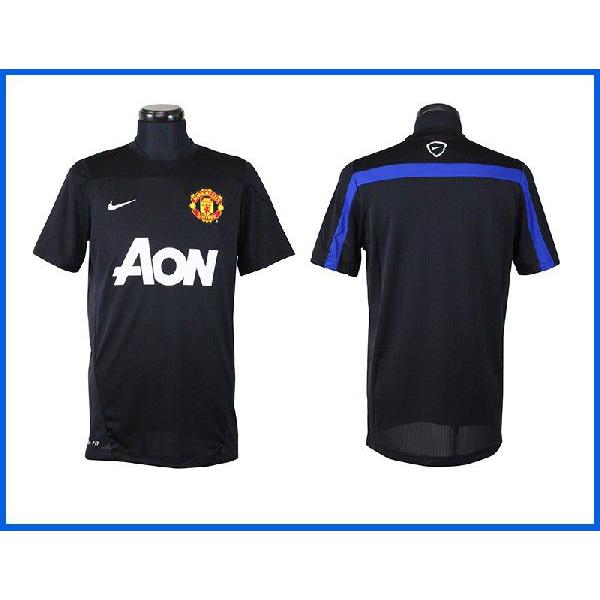 NIKE：ナイキ サッカーウェア【MANU SQUAD DRI-FIT S/S トレーニングトップ】マンチェスターU レプリカ 2013●国内代理店品