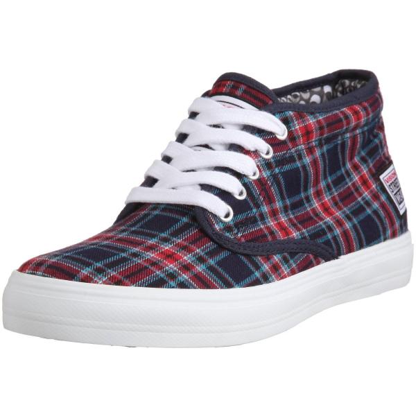 VISION：ヴィジョン【ECHO MID-J】MCR-313 ハイカット シューズ スニーカー スケートシューズ●ネイビー/レッド 26.0cm