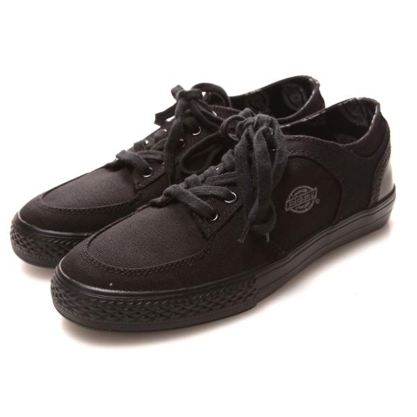 Dickies：ディッキーズ DI-10025 ローカット スニーカー/シューズ/メンズ/レディース/カジュアル●リーガンオールブラック