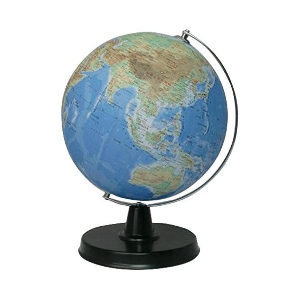 昭和カートン 日本製 地球儀 地勢図タイプ 21cm球 21-TAP-K : ナガサワ