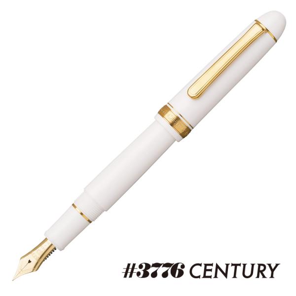 プラチナ万年筆 #3776 センチュリー シュノンソーホワイト PNB-15000#2