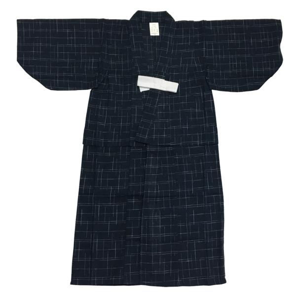 子供 男の子 浴衣 No.15 濃紺 濃藍 格子柄 110cm 男の子 学芸会 お稽古 夏祭り 花火大会 在庫処分品 【pos】