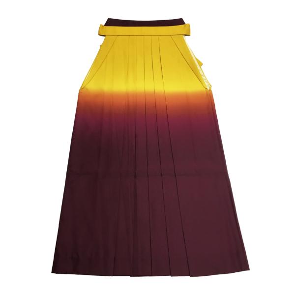 袴 中古 No.5014 芥子色 葡萄色 ぼかし グラデーション 紐下丈 約91cm 成人式 卒業式 パーティー 謝恩会 USED リサイクル リユース 【宅配便】