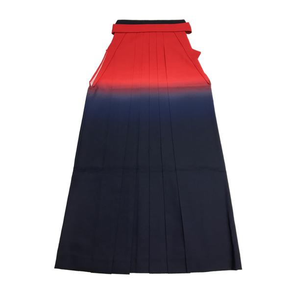 袴 中古 No.5027 暗赤色 濃紺 ぼかし グラデーション 紐下丈 約100cm 成人式 卒業式 パーティー 謝恩会 USED リサイクル リユース 【宅配便】