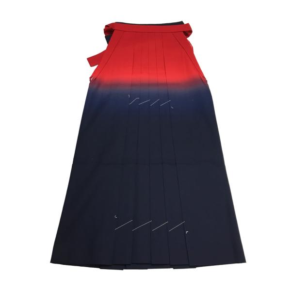 袴 中古 No.5032 暗赤色 濃紺 ぼかし グラデーション 紐下丈 約100cm 成人式 卒業式 パーティー 謝恩会 USED リサイクル リユース 【宅配便】