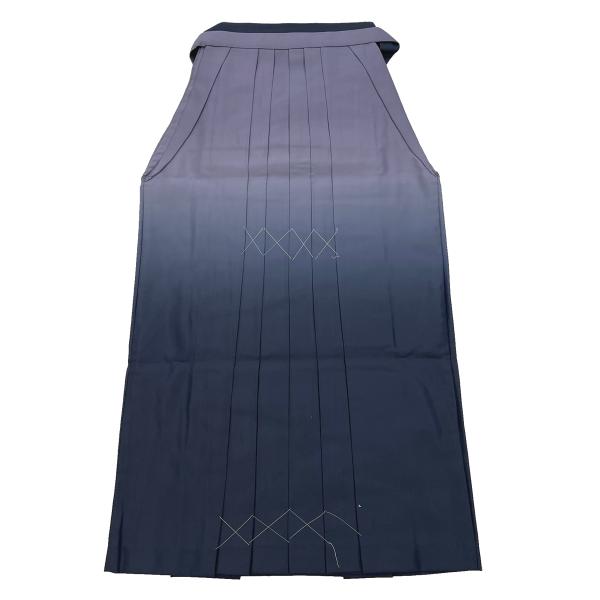 袴 中古 No.5057 薄鼠色 藍鉄色 グラデーション LLサイズ 紐下丈 約95cm 成人式 卒業式 パーティー 謝恩会 USED リサイクル リユース 【宅配便】