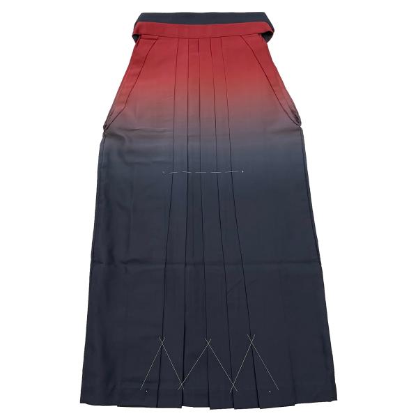 袴 中古 No.5066 紅海老茶色 黒紺 グラデーション LLサイズ 紐下丈 約95cm 成人式 卒業式 パーティー 謝恩会 USED リサイクル リユース 【宅配便】