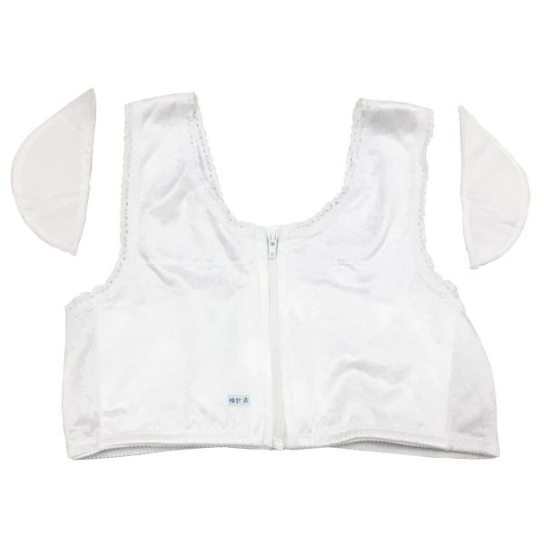 和装ブラジャー No.01 白 M L EL 和装下着 和装肌着 在庫処分品 【cp】