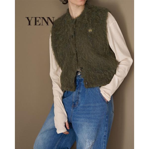 YENN 【SALE】YENN イエン y253-91095 FLUFFY VEST ふわふわベスト