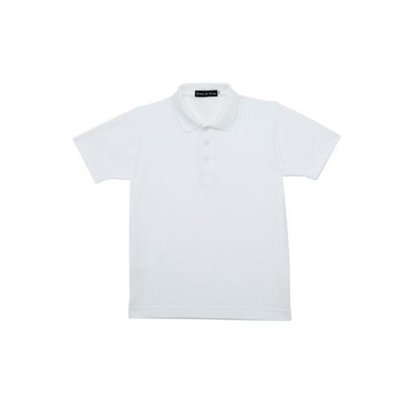 すっきりとしたシルエットのベーシックな鹿の子ポロシャツです吸汗速乾・形態安定で、考査・学校見学・訪問着、普段のお教室時からご着用いただける便利な1着です。オーバーサイズにならないすっきりしたシルエットですので、ベストと合わせても、もたつかず...