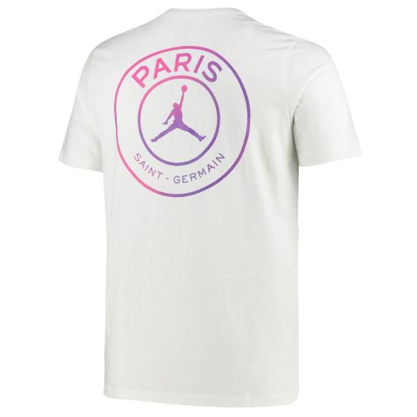 21 パリ サンジェルマンxジョーダンコラボ オフィシャルグッズ Nike メンズ クラブエンブレム ロゴtシャツ 白 ピンク Buyee Buyee Japanese Proxy Service Buy From Japan Bot Online