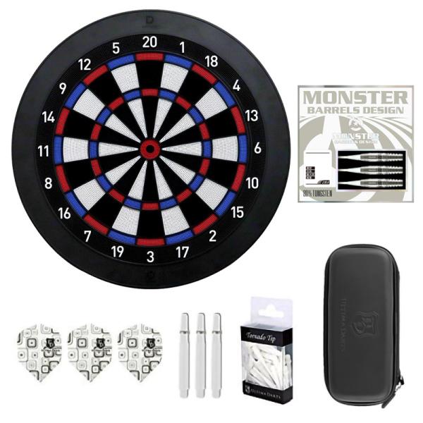 【発売日：2021年10月29日】■内容物・ダーツボード DARTSLIVE HOME ×1個・タングステンバレル ×1set・ダーツケース ×1個・ダーツシャフト ×1set・ダーツフライト ×1set・ダーツチップ ×50pcs※ダーツ...