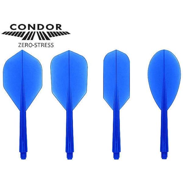 ダーツ フライト コンドル クリアブルー シャフト一体型 : ER SPORTS