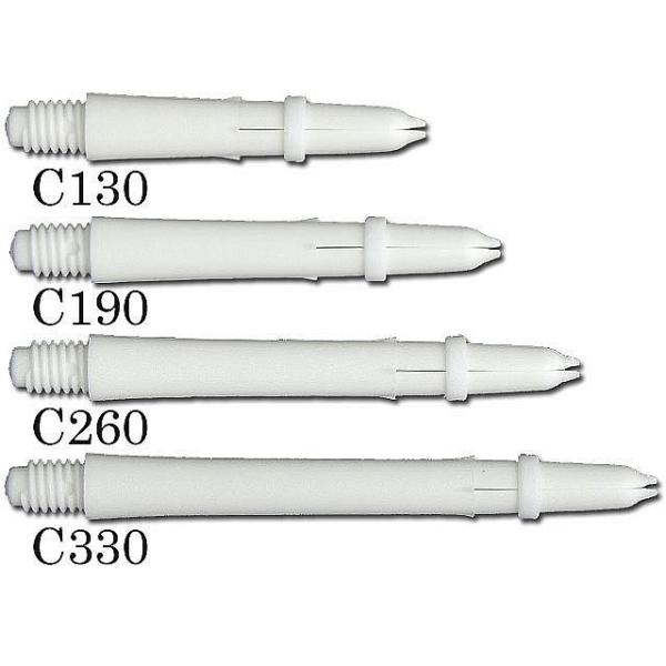 ■3本入り(Lリング付)●純国産シャフトフライトとの隙間をなくし、ティップをすべりこませ圧倒的な弾かれづらさを実現しましたクリアタイプですが、不透明のツヤのある色となっています業　種：シャフト ] LARO SHAFT（ラローシャフト）メー...