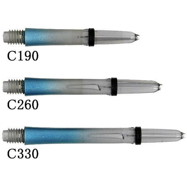 ■3本入り(Lリング付)●純国産シャフト。フライトとの隙間をなくし、ティップをすべりこませ圧倒的な弾かれづらさを実現。業種：シャフト 　 LARO グラデーション（ラロー グラデーション）メーカー：L-styleモデル：カラーモデル