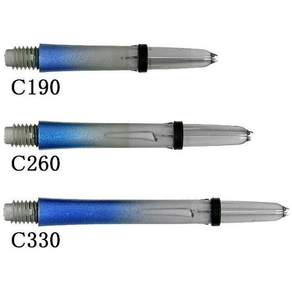 ■3本入り(Lリング付)●純国産シャフト。フライトとの隙間をなくし、ティップをすべりこませ圧倒的な弾かれづらさを実現。業種：シャフト 　 LARO グラデーション（ラロー グラデーション）メーカー：L-styleモデル：カラーモデル