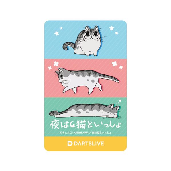 ダーツライブカード 夜は猫といっしょ キュルガ ダーツライブテーマ