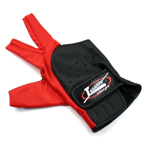 ビリヤードグローブ イーヴォルブド レザー ブラックレッド Sサイズ