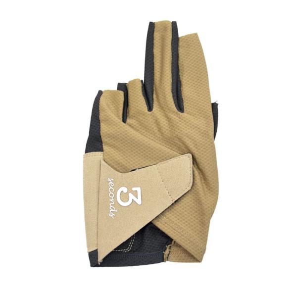 スリーセカンズ 5FG右利き用（左手に装着）FLEXFINEFITFIVEFINGER5つの単語の頭文字『F』を取ったスリーセカンズグローブの5FG・DRY-TEXドライテックスは発汗を感知すると[吸湿・放湿・冷却・乾燥]を能動的に循環させ...