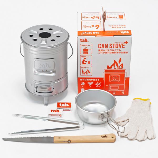 缶ストーブにいざという時に使えるアイテムをセットしました。缶ストーブ、クッカー、のこぎり、マッチ、トング、軍手木炭・練炭・薪など色々な燃料に対応調理やたき火、暖房までマルチに活躍廃材や落ち葉も燃料にできるので緊急時にも活躍軽量・コンパクト・...