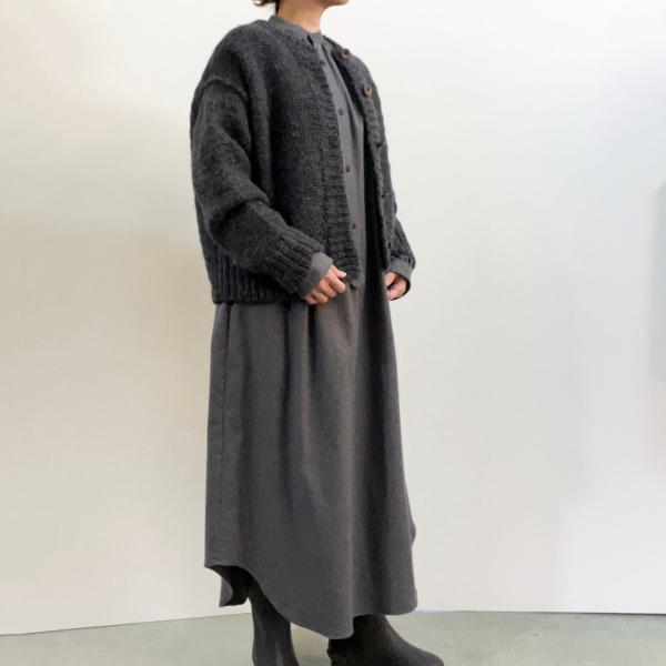 comm. arch.（コムアーチ） カーディガン HAND FRAMED CHUNKY C/D 手横