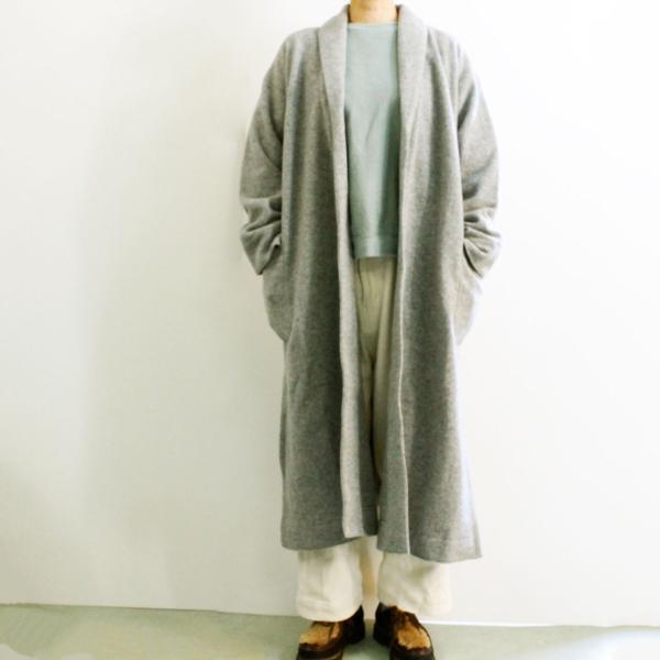 FILMELANGE CHRISTOPH ラムウール縮絨ガウンコート FilMelange（フィルメランジェ） コート CHRISTOPH クリストフ