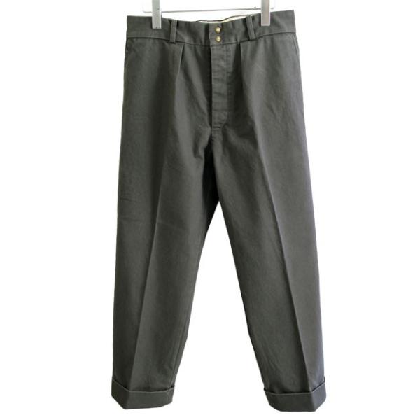 FUJITO Wide Slacks 日本製 ワイド スラックス コットンサージ FUJITO (フジト) Wide Slacks / ワイドスラックス