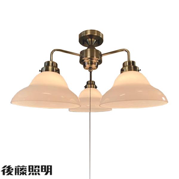 後藤照明 ☆後藤照明 GLF-3541BR シーリングライト ベルリヤ硝子