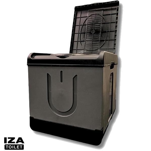 iZA 防災用トイレ 本体のみ 折畳み 耐荷重150kg 簡易トイレ ポータブル 