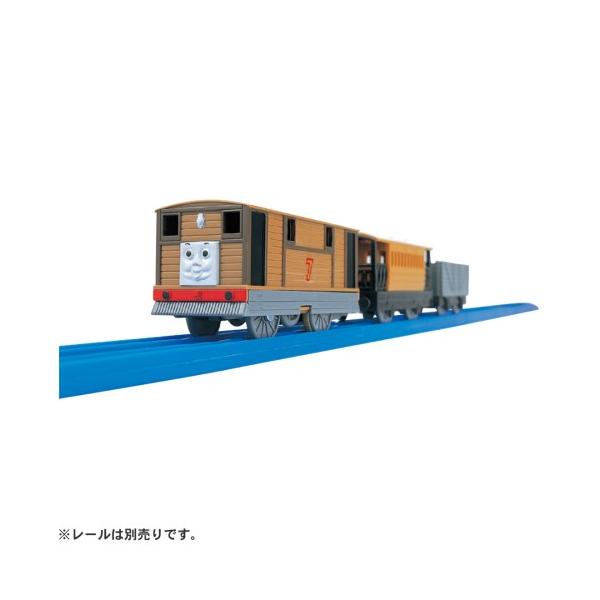 ■発送倉庫:玩具倉庫（※千葉県からの発送）■種別:おもちゃ■発売日:2012/07/14■メーカー:タカラトミー■対象年齢:3歳以上■説明:「トビー」が新パッケージになって登場！  ・1スピード走行 ・スイッチOFFで手転がし可能 ・3両連...