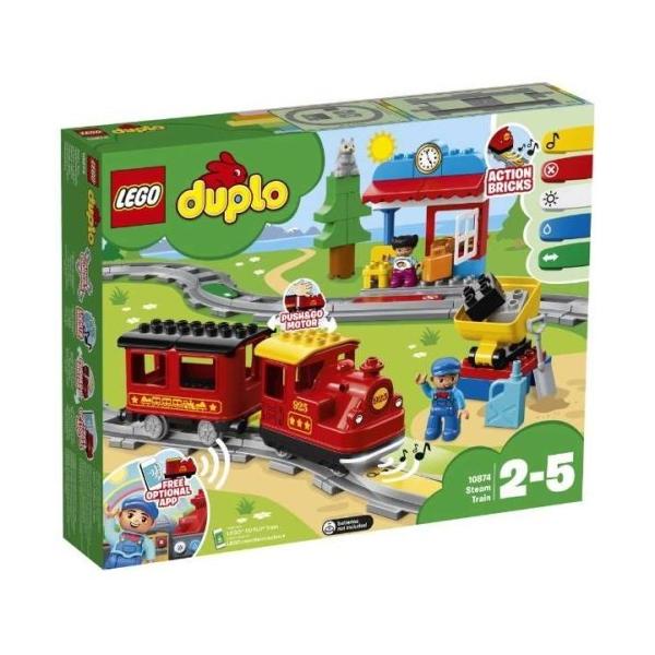 LEGO デュプロ 10874 キミが車掌さん！おしてGO機関車デラックス ...